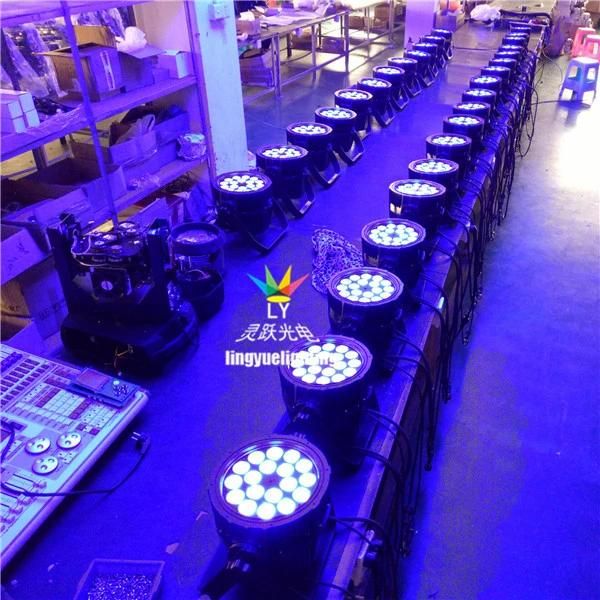 Color Change IP65 Waterproof 18X10W LED PAR Can Light