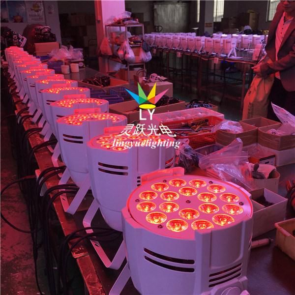 Stage DMX 18PCS 10W RGBW DJ LED PAR Light