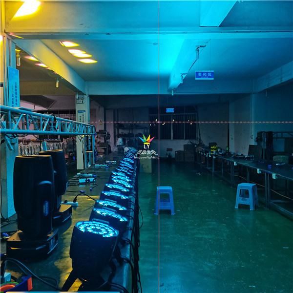 Indoor 24X18W Rgbwauv 6in1 DJ Disco DMX LED PAR Can Stage Light