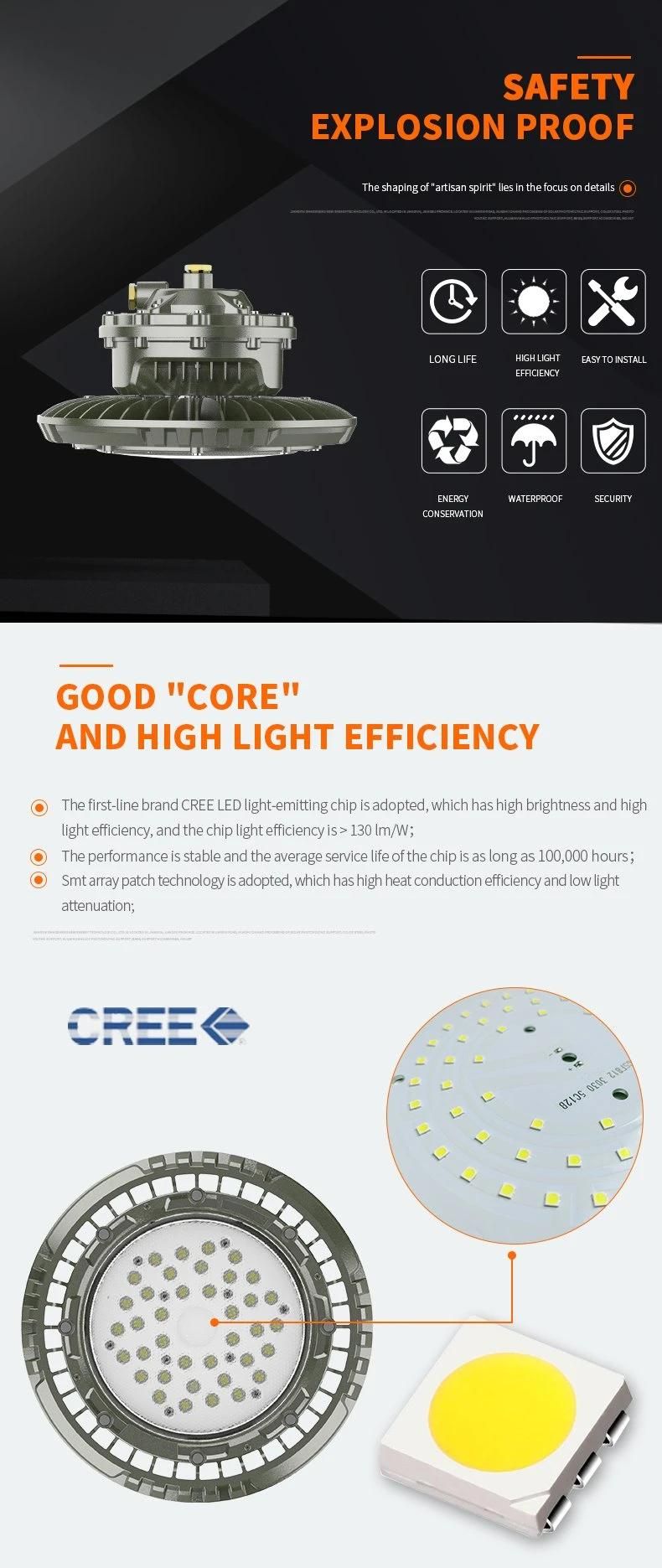 Chemical Industry Atex Explosion Proof Lighting for Hazardous Location