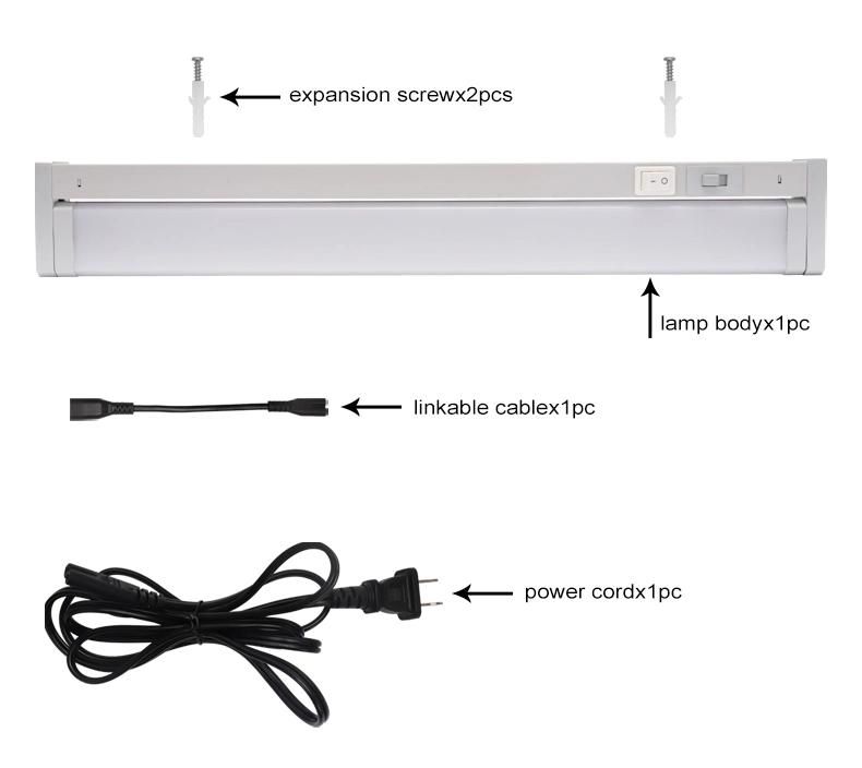 8W Morden PC Rotatable Cabinet Light