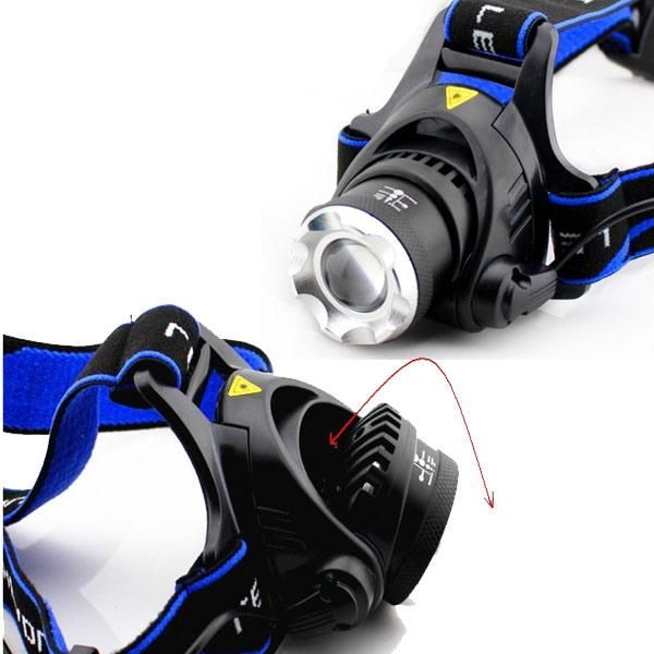 T90 Telescopic Outdoors Safetys Plastic Camping LED Headlamp