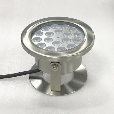 IP68 24VDC Taiwan Epistar Chips 9X3w RGB LED Underwater Light with Ce RoHS Certificate