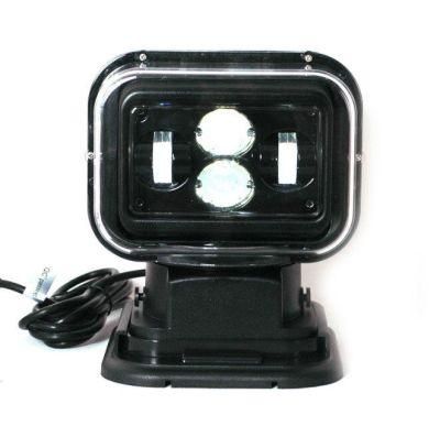 7 Inch Wireless Remote Control 60W LED Work Search Light for Boat SUV off Road Trucks