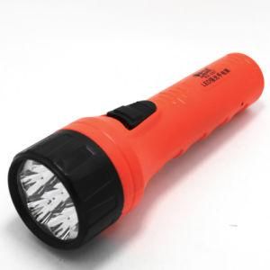 Plastic LED Rechargeable Hand Torch Light, Outdoor Searchlight
