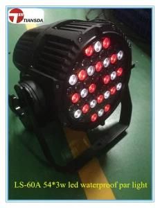 Hand by Hand 54*3W RGBW Single Color LED PAR Can Lighting