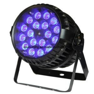 DJ Disco 18PCS 18W RGBWA UV 6in1 Waterproof Wash Zoom LED PAR Light