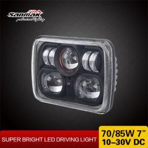 7inch Square Headlight Hi Low Beam LED Driving Light