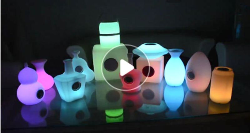 LED Decor LED Bluetooth Speaker with Colorful Changing for Decoration