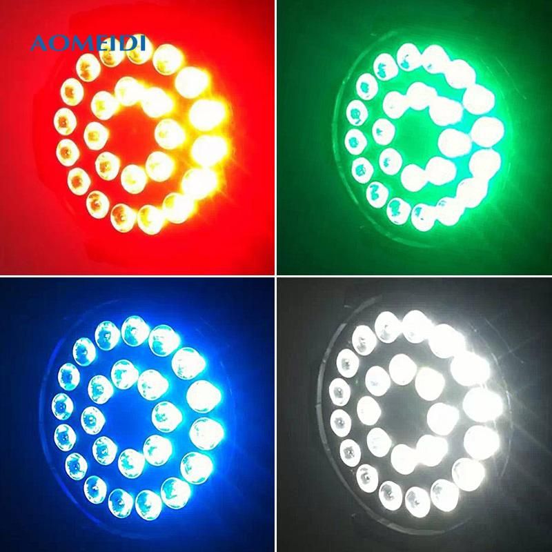 24PCS 10W RGBW 4in1 LED PAR Stage Lighting Equipment for Event