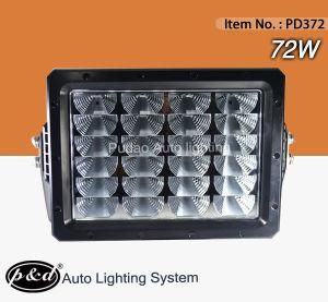 New Popular 72W Square LED Work Light, Heavy Duty Vehicles Lighting (PD372)