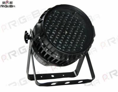 RGBW 54 LEDs 3W LED PAR Light with Zoom