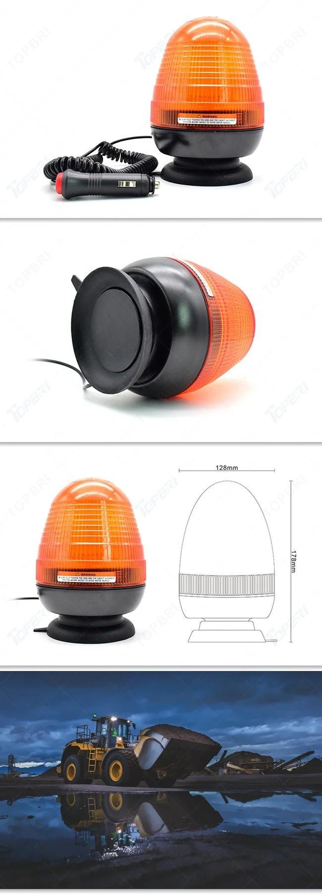 Amber Strobe Emergency Beacon LED Warning Light for Construction Trucks