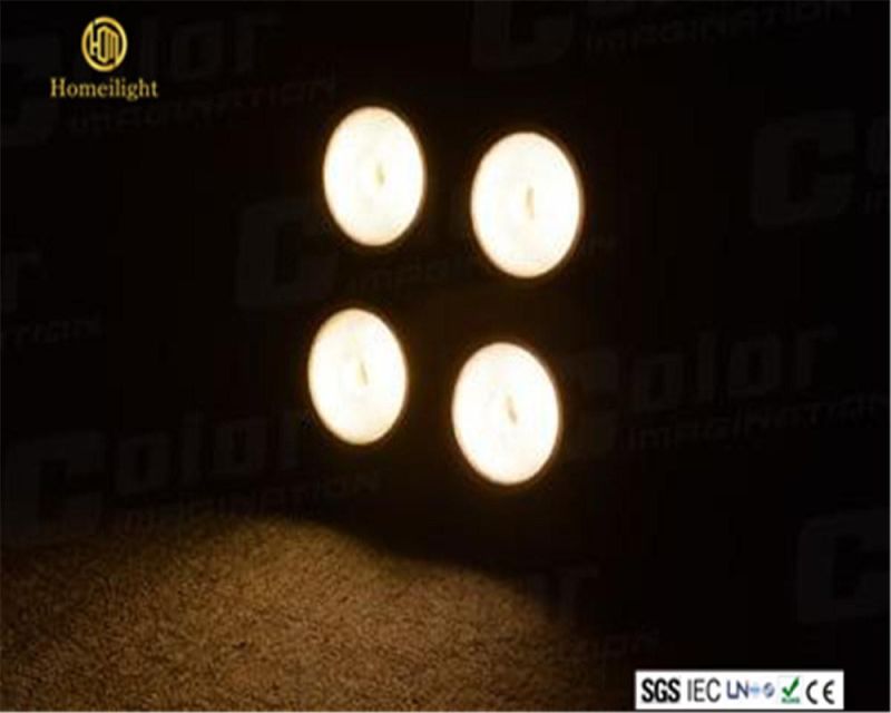 4PCS LED *100W COB LED Mini Four Eyes PAR Light Warm White/Cool White 2in1