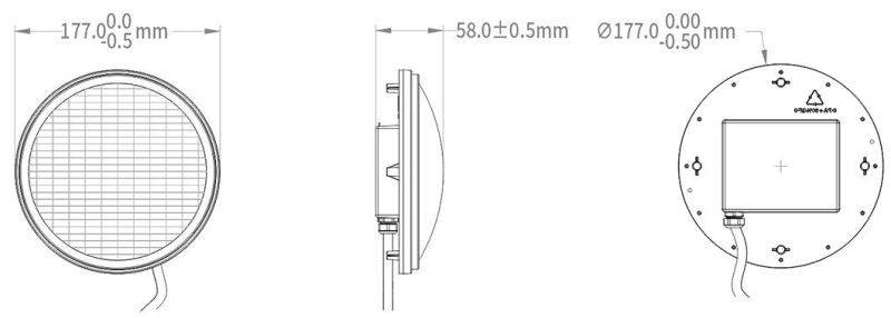 Anti-UV Transparent PC Cover AC12V 18W 6500K IP68 Waterproof Pool LED White Lighting PAR56 Swimming Pool Lamp
