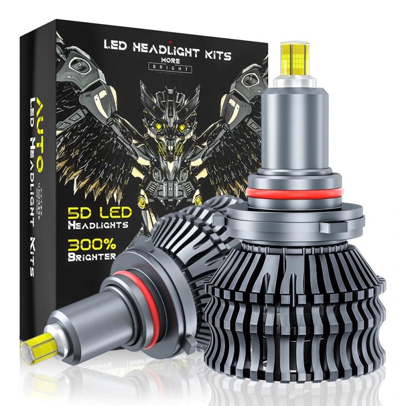 Dxz 9005 H1 H7 LED 11000lm H8 Hb3 Hb4 H11 LED Headlights Bulbs 9012 Hir2 6sides 55W 3D High Power Canbus 360 Degree Auto Lamp