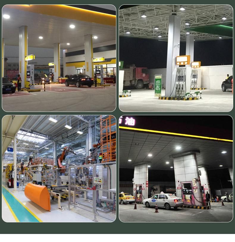 LED Lighting Explosion Proof Light Fixtures for Paint Booth and Petrol Pump Gas Station