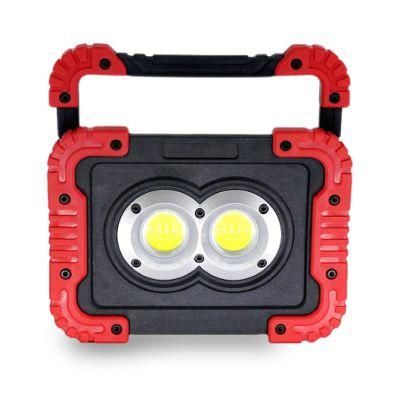 Rechargeable LED Flashlight 20W LED Work Light with Strong Magnets