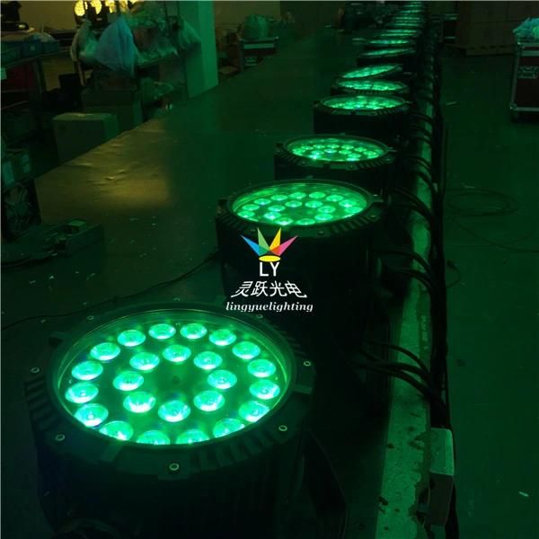 24X18W Rgbwauv 6in1 Outdoor Waterproof LED PAR Light