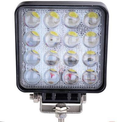 48W Square LED Work Light for Offroad Driving