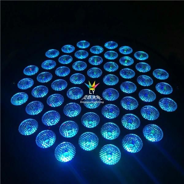 54PCS 3W RGB LED PAR 64 Stage Light for Wedding