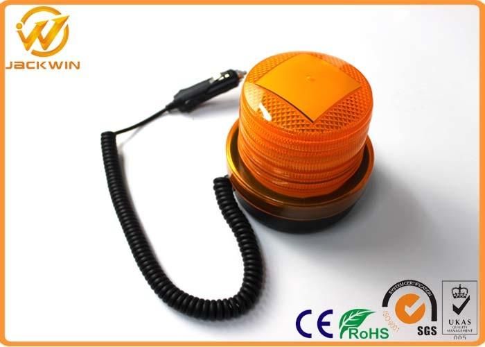 Rechargeable Beacon Rotating LED Warning Light with Magnetic Base for Car