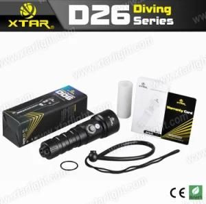 Xtar Diving Flashlight D26 Whale Fit with CREE U2 LED