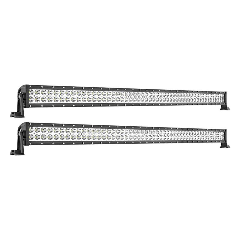 Dxz 100LED 300W/132cm 12V24V DC Bar Light with Bracket for Car Tractor Boat Offroad 4WD 4X4 Truck SUV ATV Driving Illumination Auxiliary Lamp