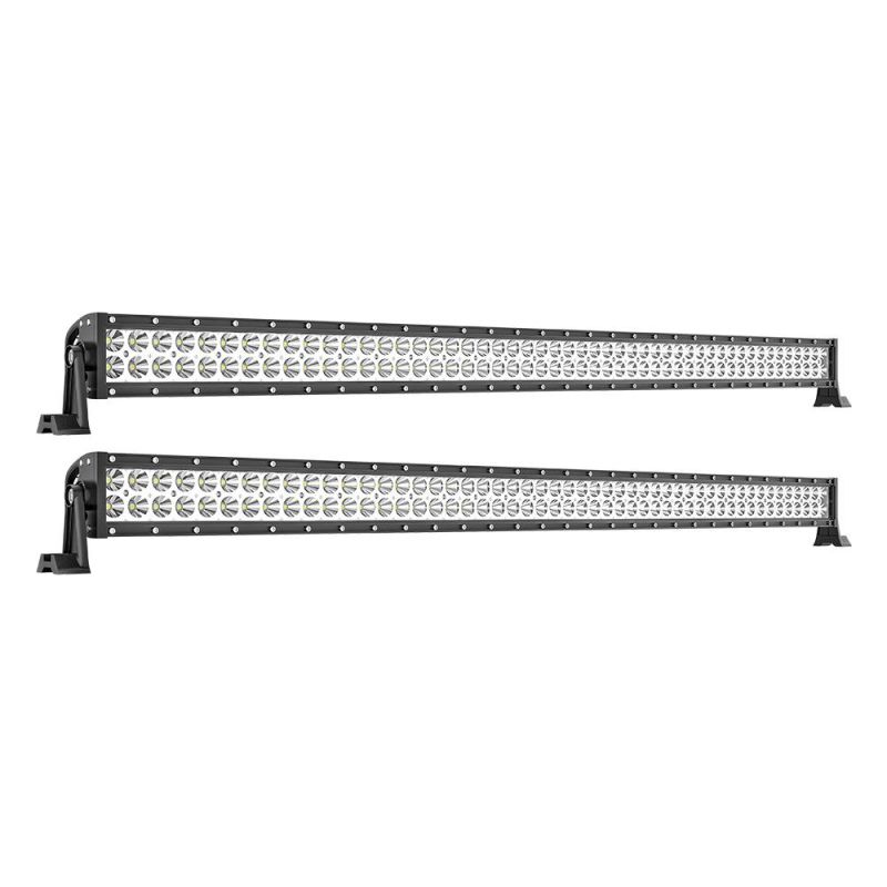 Dxz 100LED 300W/132cm 12V24V DC Bar Light with Bracket for Car Tractor Boat Offroad 4WD 4X4 Truck SUV ATV Driving Illumination Auxiliary Lamp