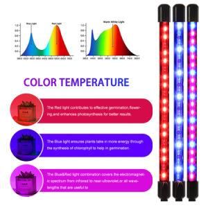 Dual Head 18W Dimming Timer Clip LED Grow Lamp for Indoor Plants Hydroponics Garden Home Office Grow Lighting