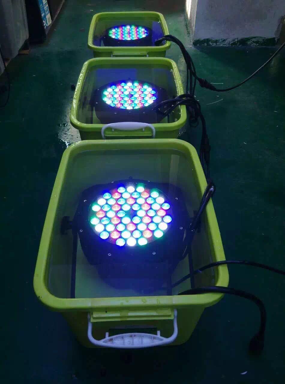 Homei Waterproof PAR Light 54PCS 3W RGBW Mixed PAR Can for Stage Show Wedding Event Party Catwalk Disco Club Bar