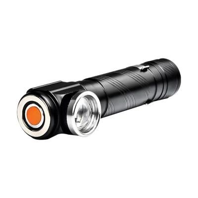 Goldmore10 1200mAh T6 USB Rechargeable LED Flashlight, 3 Modes Adjustable Telescopic Focusing LED Tactical Flashlight