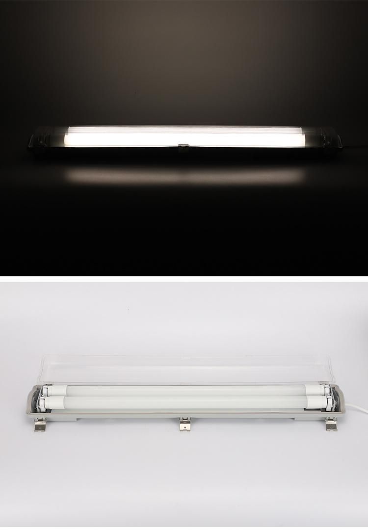 0.6m 2 Tubes LED Lighting LED Tube Light Tri-Proof Lights