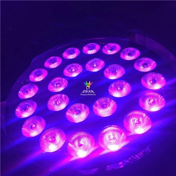 DMX 24PCS 18W 6in1 Rgbaw UV LED PAR 64 Light Disco Stage DJ Lighting