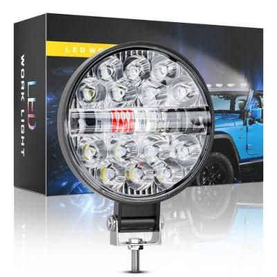 Dxz Private Model 22SMD 66W Round Spotlight Angel Eye DRL for off-Road SUV Truck Lights