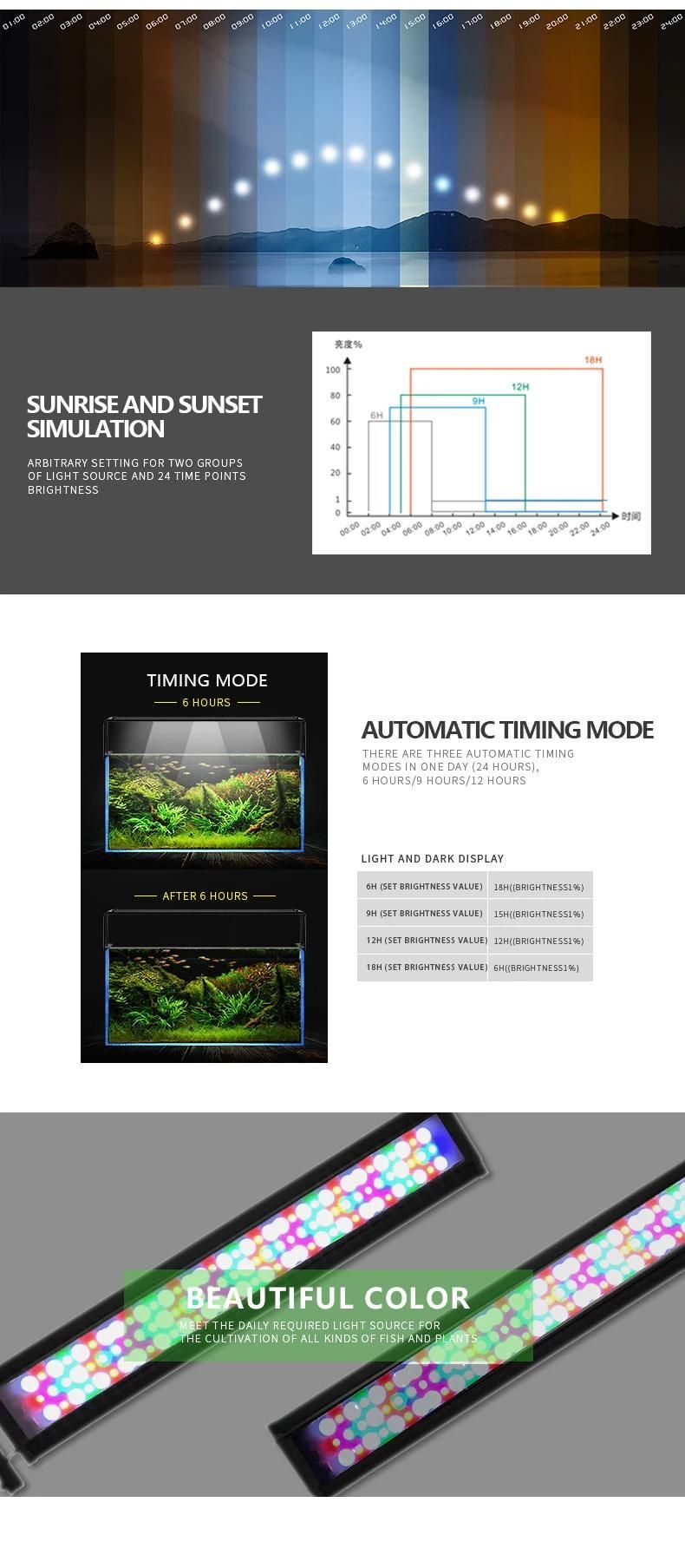 APP Control LED Aquarium Light 80W for Freshwater Organisms (MA02-D60-V2)