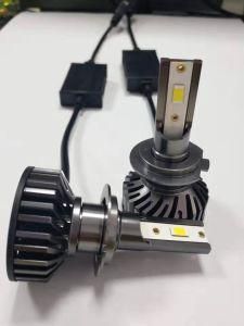 High Power F2 Faros LED H4 6000K 48W 8000lm Car Lighting Dob Zes 1860 COB Chip for Choose