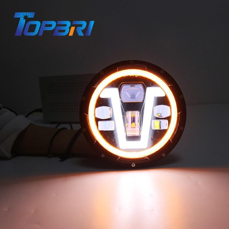 Waterproof 7inch 50W Round LED Working Light Work Lamp for Auto Car Offroad