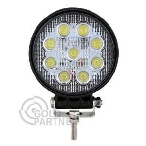 27W 9 LED Round Square LED Work Light Offroad Working Lamp