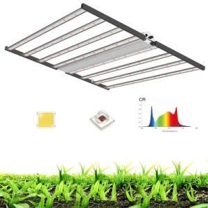 Hydroponic Full Spectrum Waterproof Lm301h LED Grow Light Bar with 180 Degrees Foldable for Indoor Plant