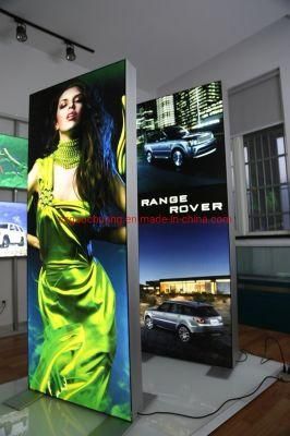 2022 Modular Free Standing Double Sided Exhibition Display Sign Lightbox