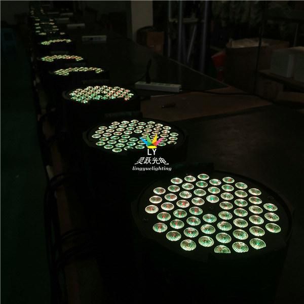 Ce RoHS DMX 54X3w RGB Stage LED PAR Light for Night Club