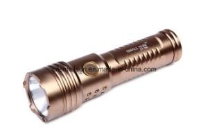 USB Power Bank LED Flashlight with Li-ion Battery