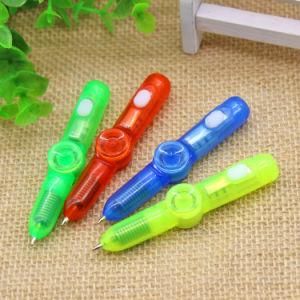 Promotion Student Toy Office Decompression Fingertip Gyro LED Spinner Oil Penlight