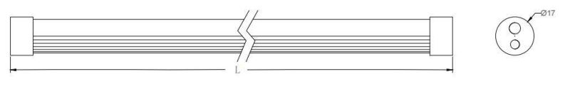 Chinese Manufacture LED Shelf Light with Aluminum Profile Low Voltage