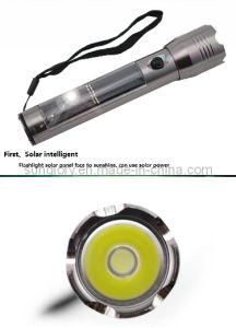Rechargeable 1W High Power CREE Solar Torch with CE