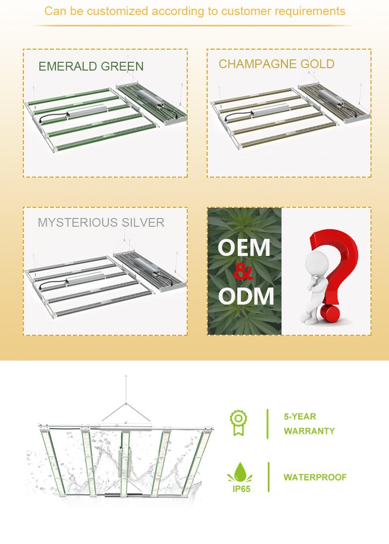 Custom Board Full Spectrum Sunlight Medical Plant Hydroponic Samsung Quantum LED Plant Light