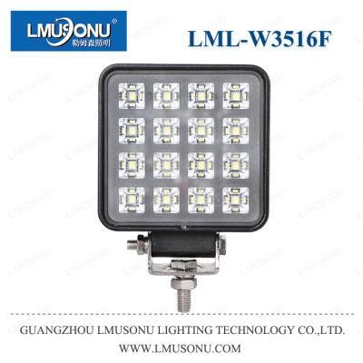 Lmusonu New 3.5 Inch Auto Car 3516f 24W Flood Square Offroad LED Work Light with Original Osram LED Chip