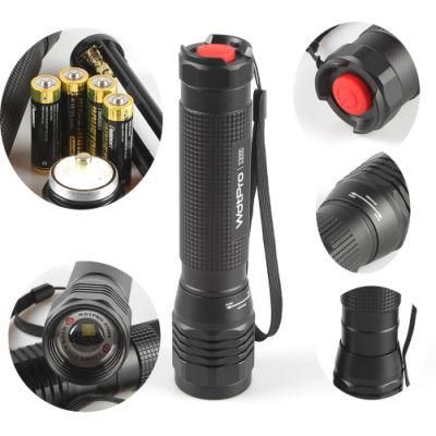 Yichen Amazon Hot Sale Dimmable Aluminum LED Tactical Flashlight