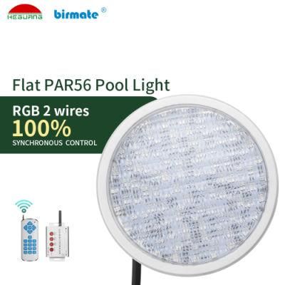 18W RGB 100% Synchronous Control ABS PAR56 LED Swimming Pool Light